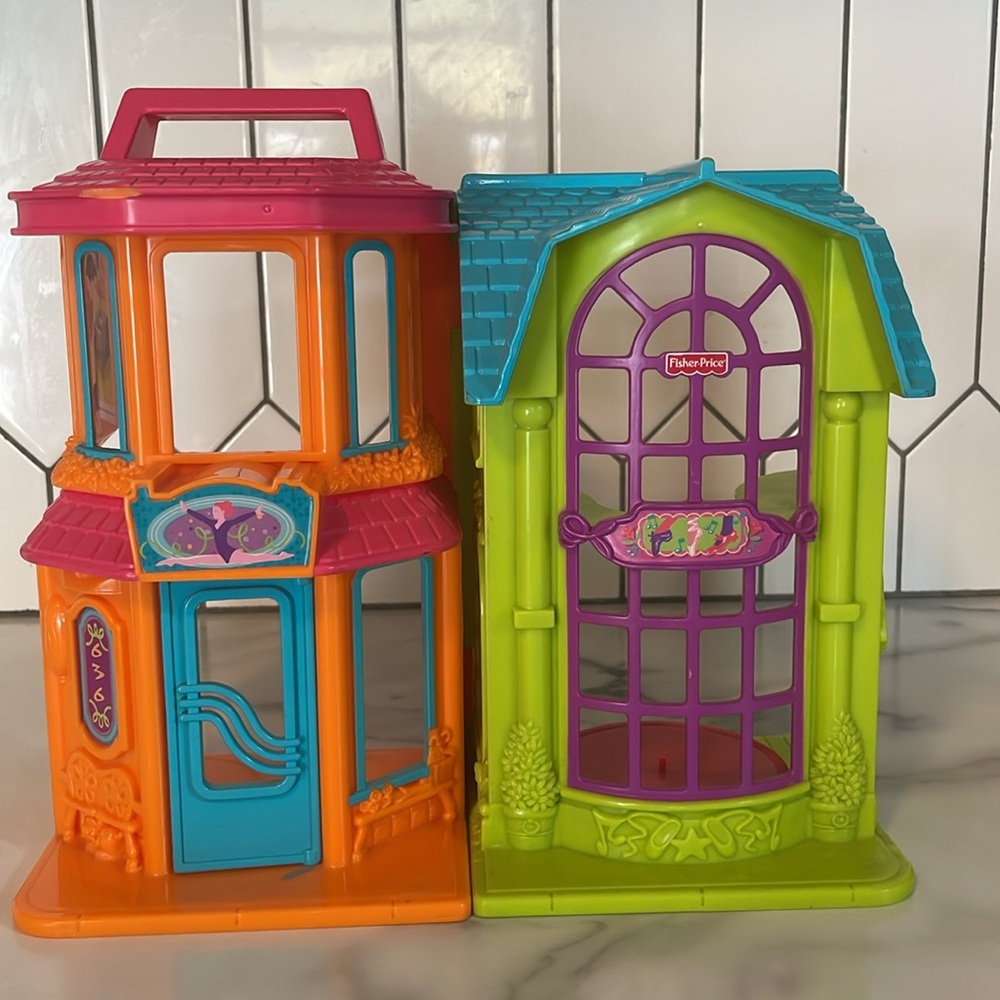 2004 Fisher Price Sweet Streets Village Dance Studio & Swimming Pool - Picture 3 of 10